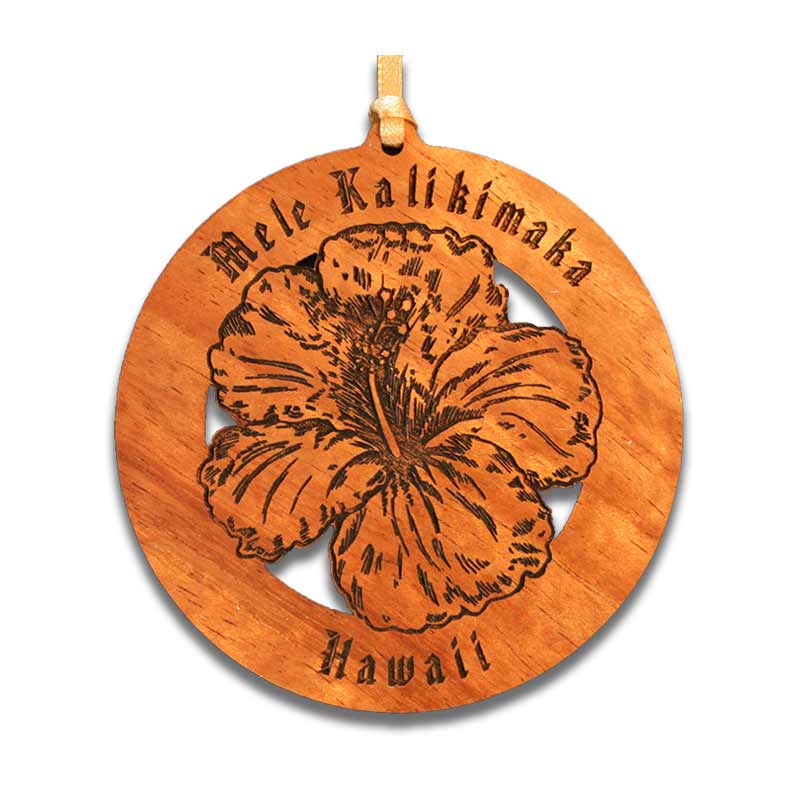 Hawaiian Koa Wood Christmas Ornaments - Image 22