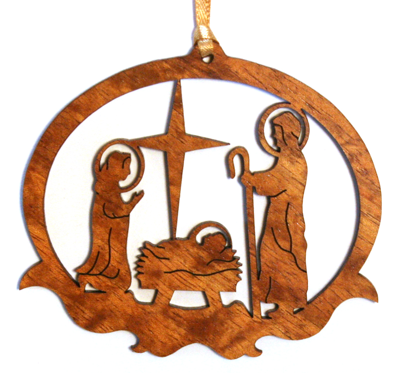 Hawaiian Koa Wood Christmas Ornaments - Image 17