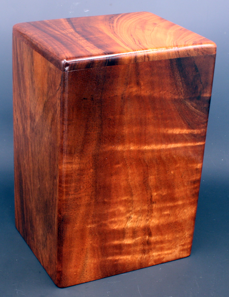 Hawaiian Koa Wood Urn #348 (200 cu. in.) - Image 2