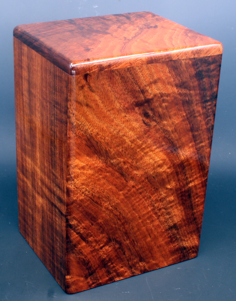 Hawaiian Koa Wood Urn #348 (200 cu. in.)
