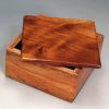 カロナン木製手描き収納ボックス JOY Aloha Hawaii Hawaiian Koa Wood Keepsake Box - Big Island Engraving
