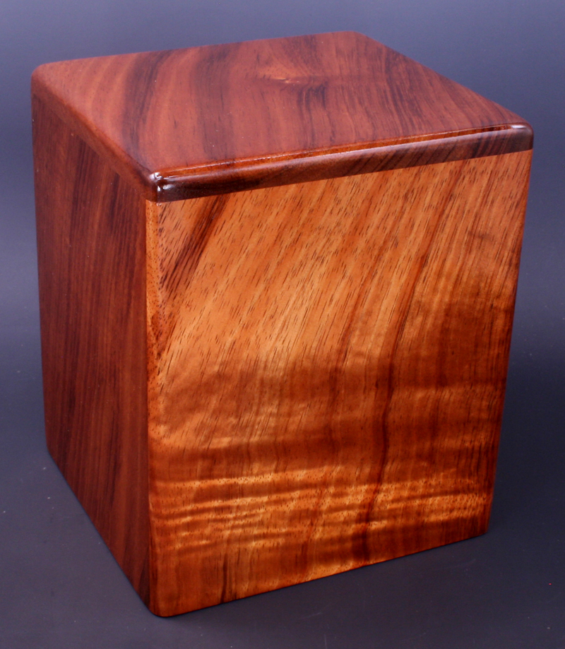 Hawaiian Koa Wood Urn #286 (125 cu. in.) - Image 4